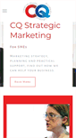 Mobile Screenshot of cqstrategicmarketing.com